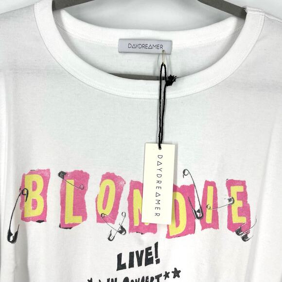 Daydreamer Blondie Live In Concert Shrunken Tee White Size 2X NWT - Picture 5 of 6